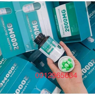 Viên uống glutathione 2000mg giúp trắng da đẹp da giảm nám ngăn ngừa lão - ảnh sản phẩm 3