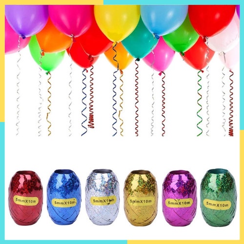 Ruy băng kim tuyên hình tổ kén buộc đuôi bóng cuộn 5mm X 10 mét