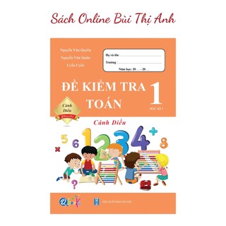 Sách - đề kiểm tra toán lớp 1 học kì 1 - cánh diều