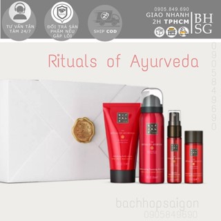 [gift set] quà tặng cao cấp combo sữa tắm dầu tắm dưỡng thể Rituals of Ayurveda
