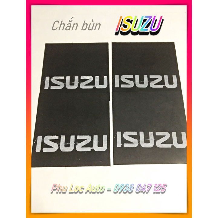 Tấm chắn bùn bánh xe tải Isuzu Hyundai Hino Suzuki Kia chất liệu cao su băng tải (giá 1 tấm)