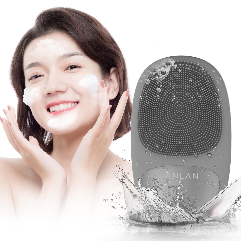 ANLAN Máy Rửa Mặt Silicone Từ Tính Làm Sạch Sâu Lỗ Chân Lông