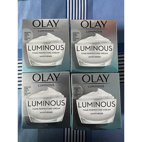 Kem dưỡng trắng giảm tàn nhang đốm nâu Olay Regenerist Luminous Tone Perfecting Face Cream 50g. Hàng Úc