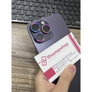 Viền nhôm camera siêu mỏng (ở giữa rỗng) iPhone 14 Pro Max - iPhone 14 Pro - iPhone 14 Plus - iPhone 14