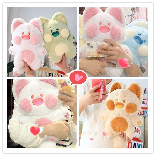 Mèo Nhồi Bông 40Cm Hoạt Hình Đáng Yêu Cho Bé