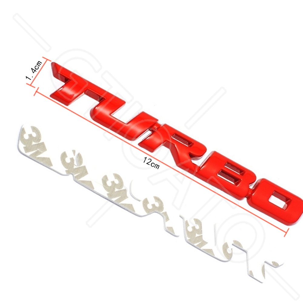 GTIOATO TURBO Huy Hiệu Xe Hơi Biểu Tượng Xe Biểu Tượng Oto Biểu Tượng ô Tô Huy Hiệu ô Tô Biểu Tượng Xe Hơi HợP Kim KẽM Phụ KiệN Trang Trí Ô Tô