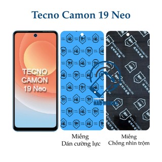Dán cường lực dẻo nano Tecno Camon 19 Neo - trong suốt và chống nhìn trộm