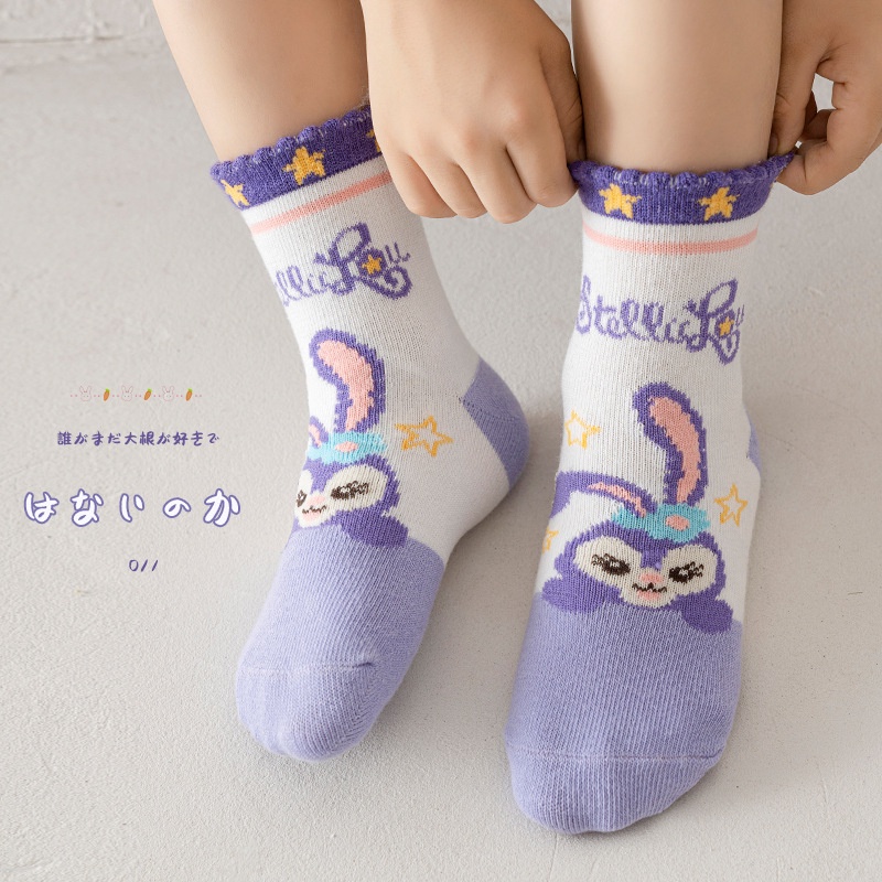 Set 5 Đôi Tất Chân Cho Bé, Tất Bé Gái, Tất Bé Trai, Hàng Xuất Nhật, Chất Cotton Kháng Khuẩn, Mềm Mại Cho Bé Từ 1-11 Tuổi
