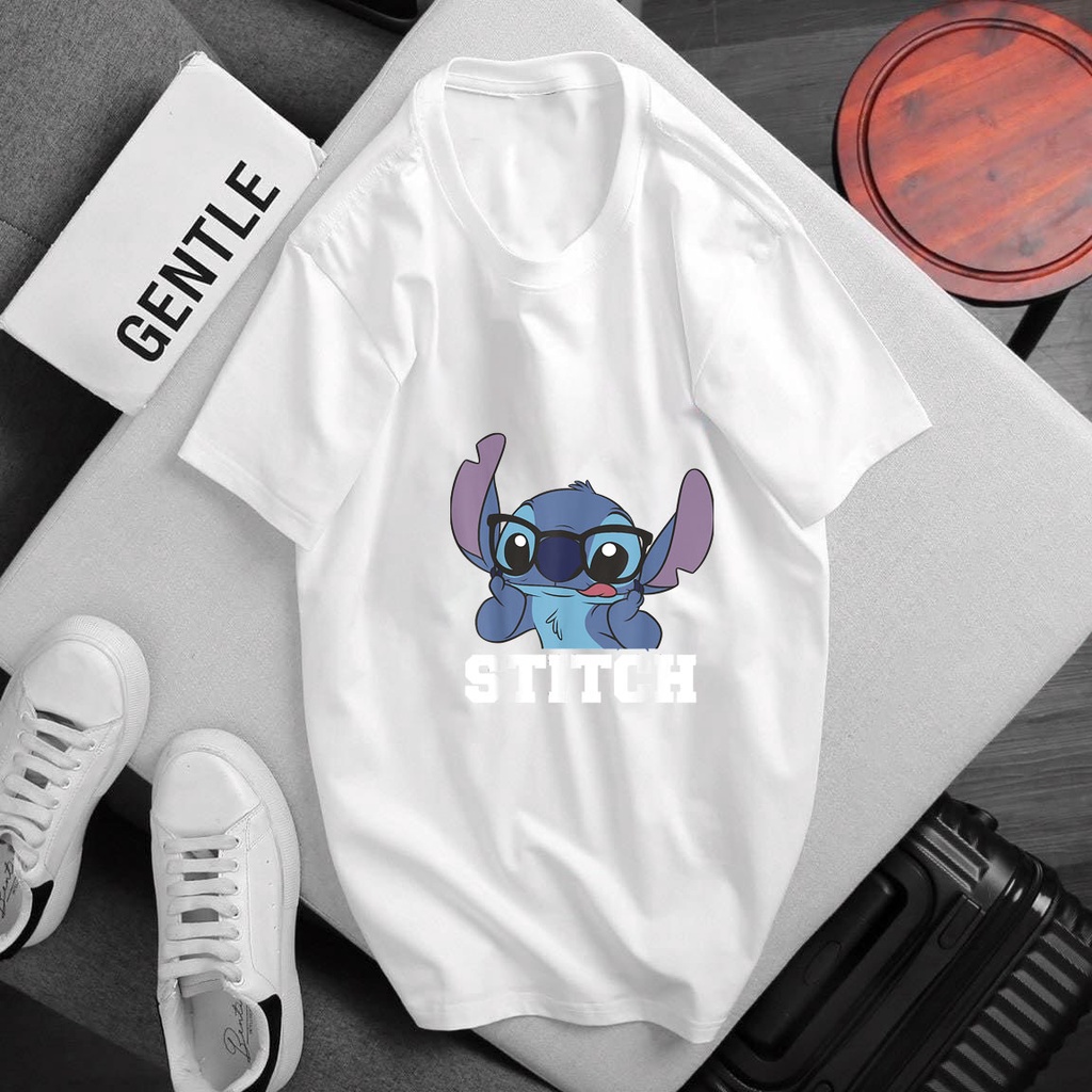 Áo thun phong in hình nhân vật stitch siêu cute ,giá cực rẻ - tt8