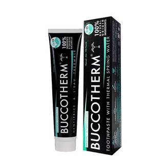 Kem đánh răng hữu cơ than hoạt tính làm trắng răng Buccotherm Whitening Toothpaste with Activated Charcoal 75ml