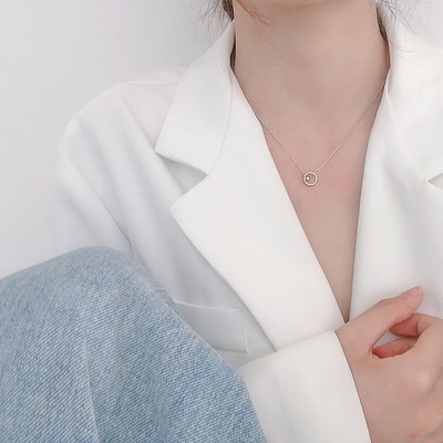 Vòng cổ Mặt Tròn Thiết Kế Thời Trang Cho Nữ