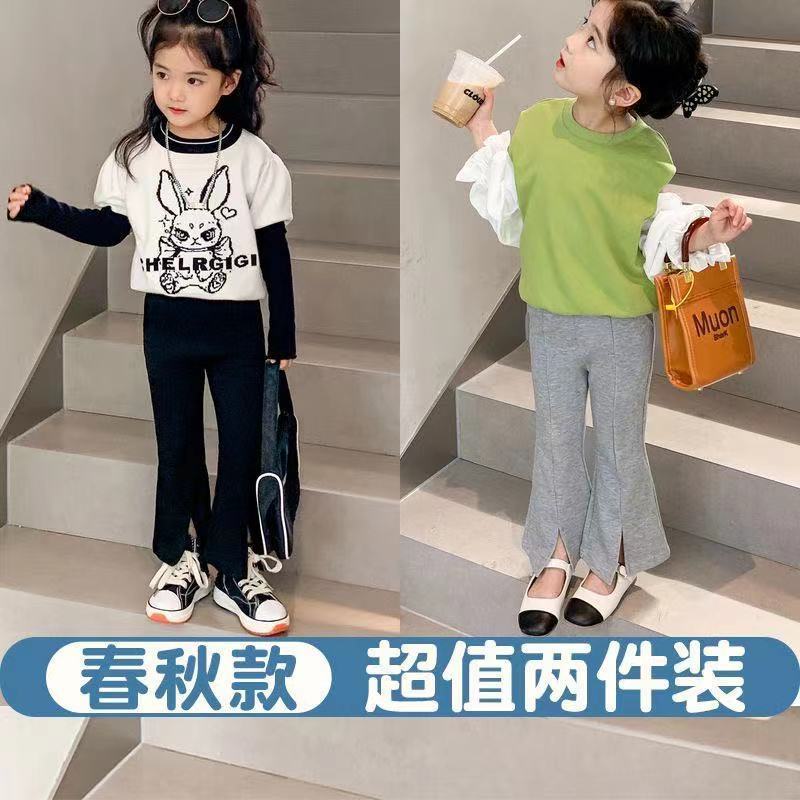 [Hàng Mới Về] Quần Dài Ống Loe Dáng Ôm Phong Cách Phương Tây Thời Trang Xuân Thu Dễ Phối Đồ Cho Nữ