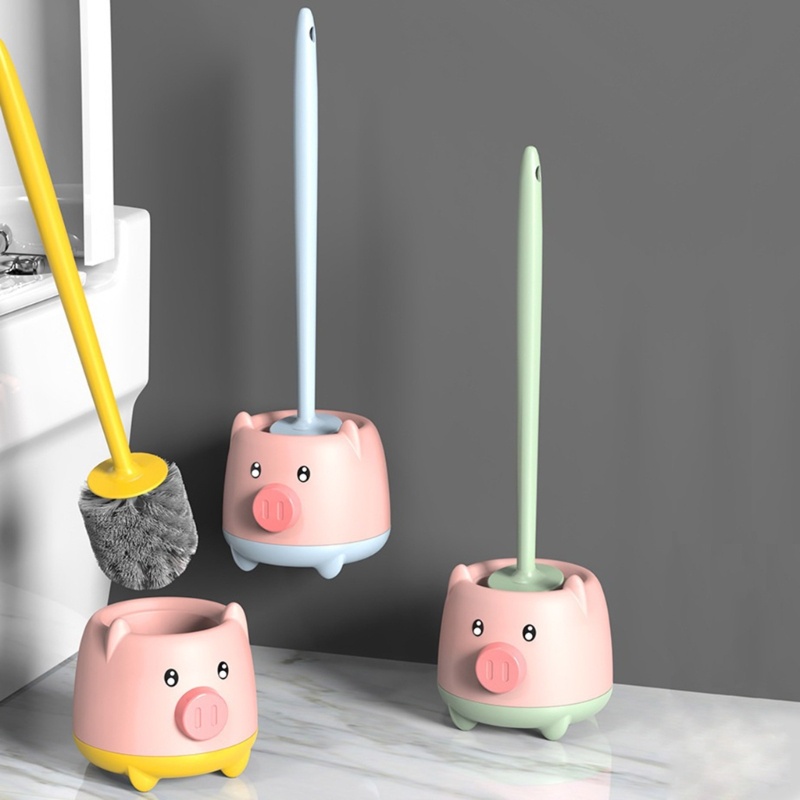 Bàn Chải Vệ Sinh Toilet Cán Dài Bằng Nhựa PP Tiện Dụng