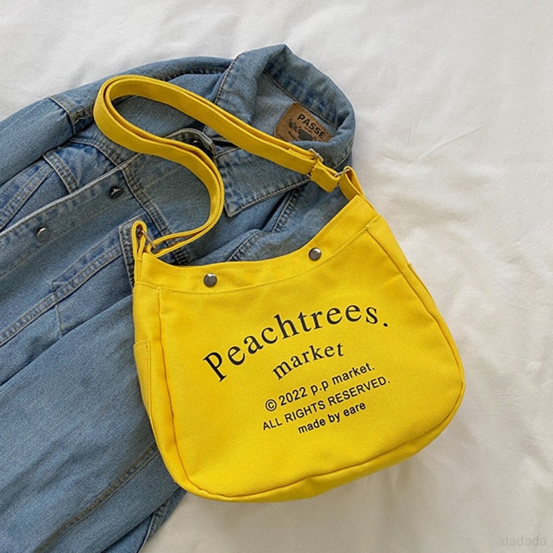 Túi Xách Đeo Vai Hình Vuông In Chữ Phong Cách Hàn Quốc Thời Trang Xuân Thu Dành Cho Bé Trai Và Bé Gái