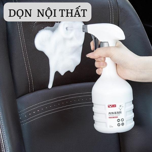 COMBO Đồ vệ sinh chăm sóc ô tô - Chai Xịt Vệ Sinh Nội Thất - Khăn lau cao cấp- Bình Xịt Phủ Nano Kính xe hơi Chống Nước