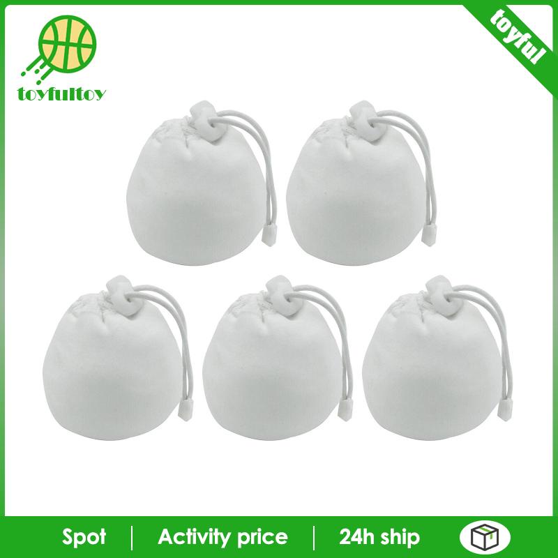 Bộ 5 Túi Dây Rút Đựng Phấn Có Khóa Cài Tiện Dụng