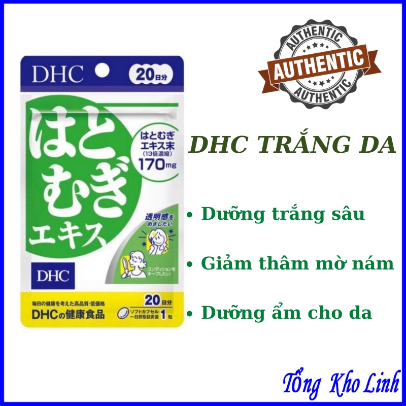 Viên Uống Trắng Da Dhc Nhật Bản Giúp Da Sáng Hồng Tự Nhiên