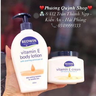 PQS - Kem dưỡng vitamin E Redwin Úc