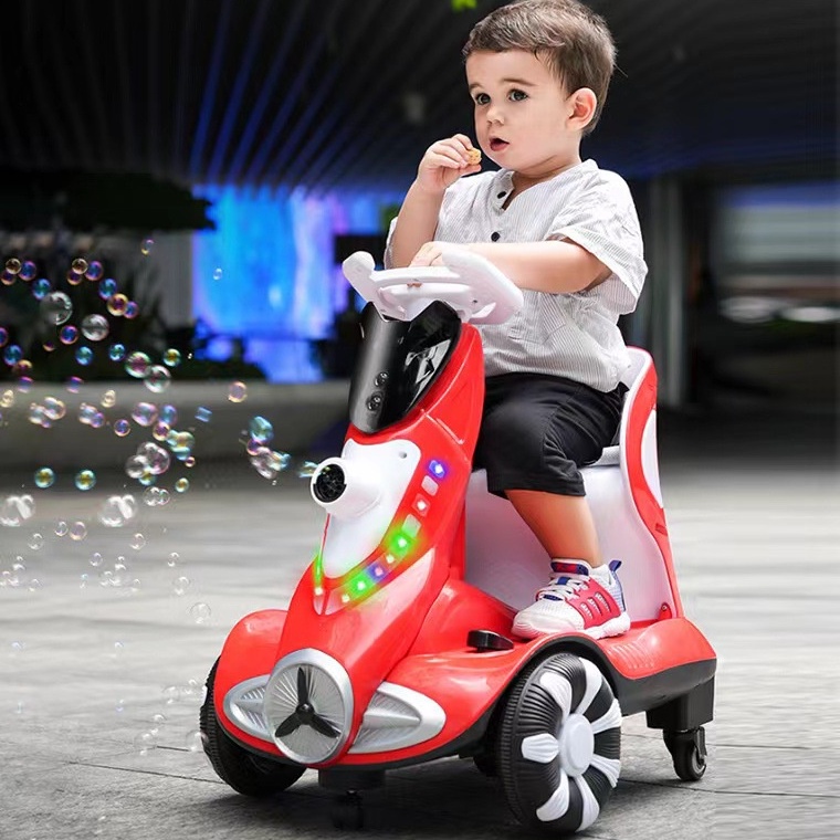 Xe oto điện thăng bằng 4 bánh điều khiển từ xa-Xe điện cân bằng đồ chơi thông minh.