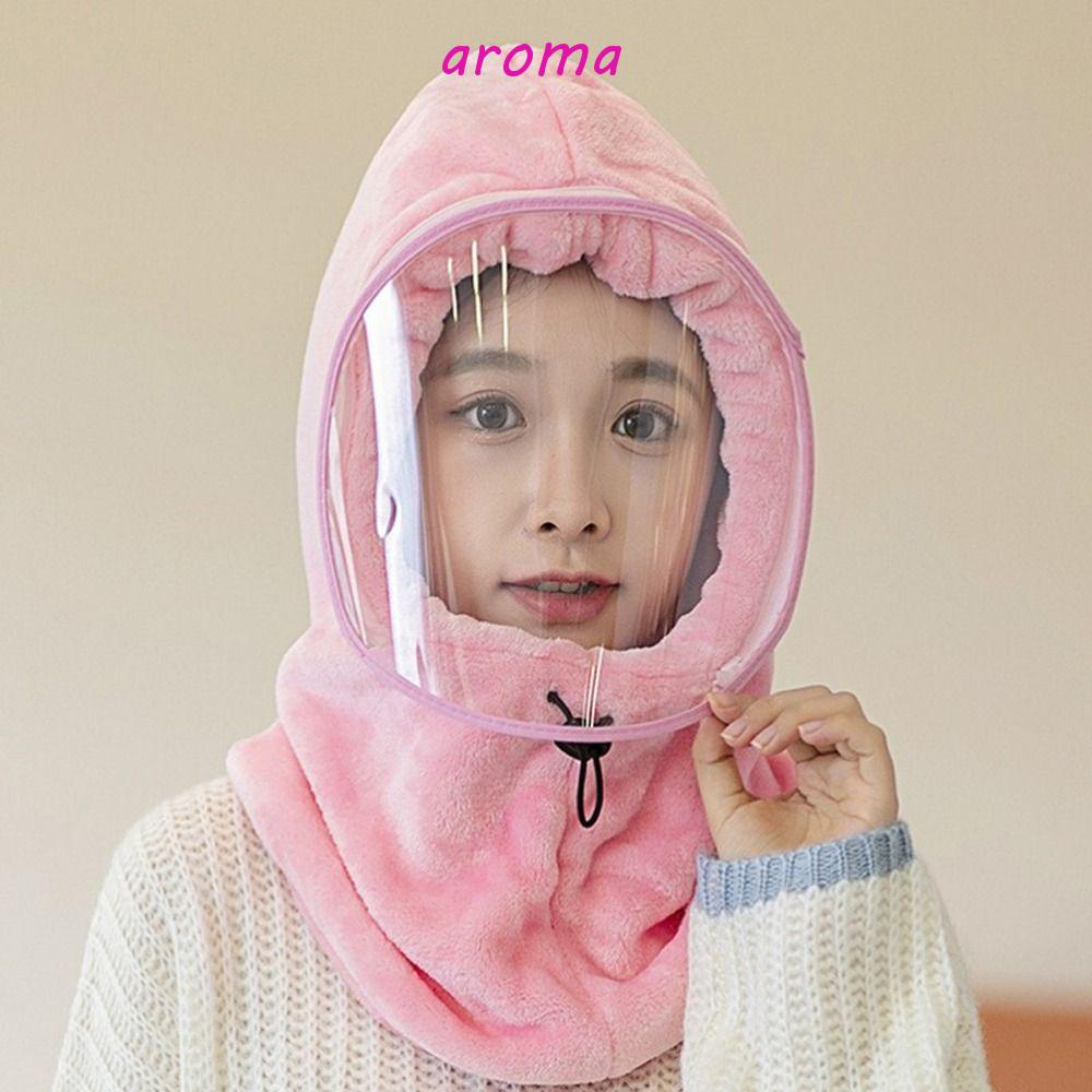 Mũ Beanie Trùm Đầu Kiêm Kính Mắt Có Thể Tháo Rời Chống Gió Thời Trang Thu Đông Cho Nữ