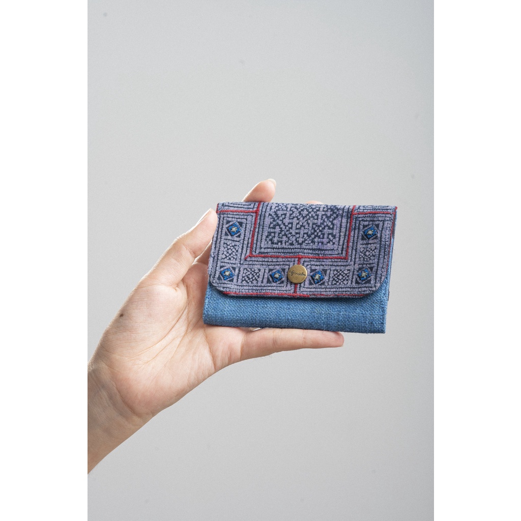 Ví đựng thẻ, namecard mini cầm tay thổ cẩm thời trang dệt thủ công giá tốt