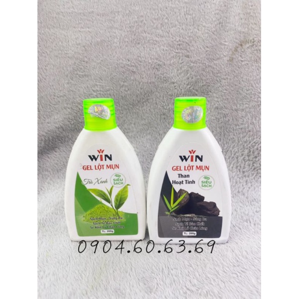 Gel Lột Mụn Trà Xanh & Than Hoạt Tính WIN 200g