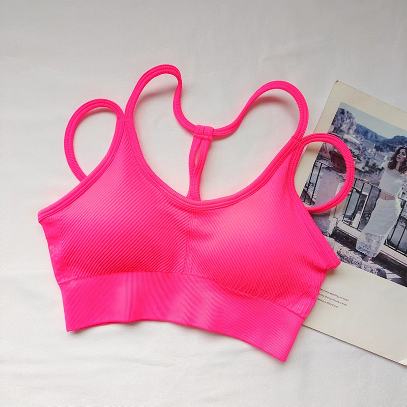 Áo sport bra thể thao vải gân Polymide cao cấp. Now ship Tphcm