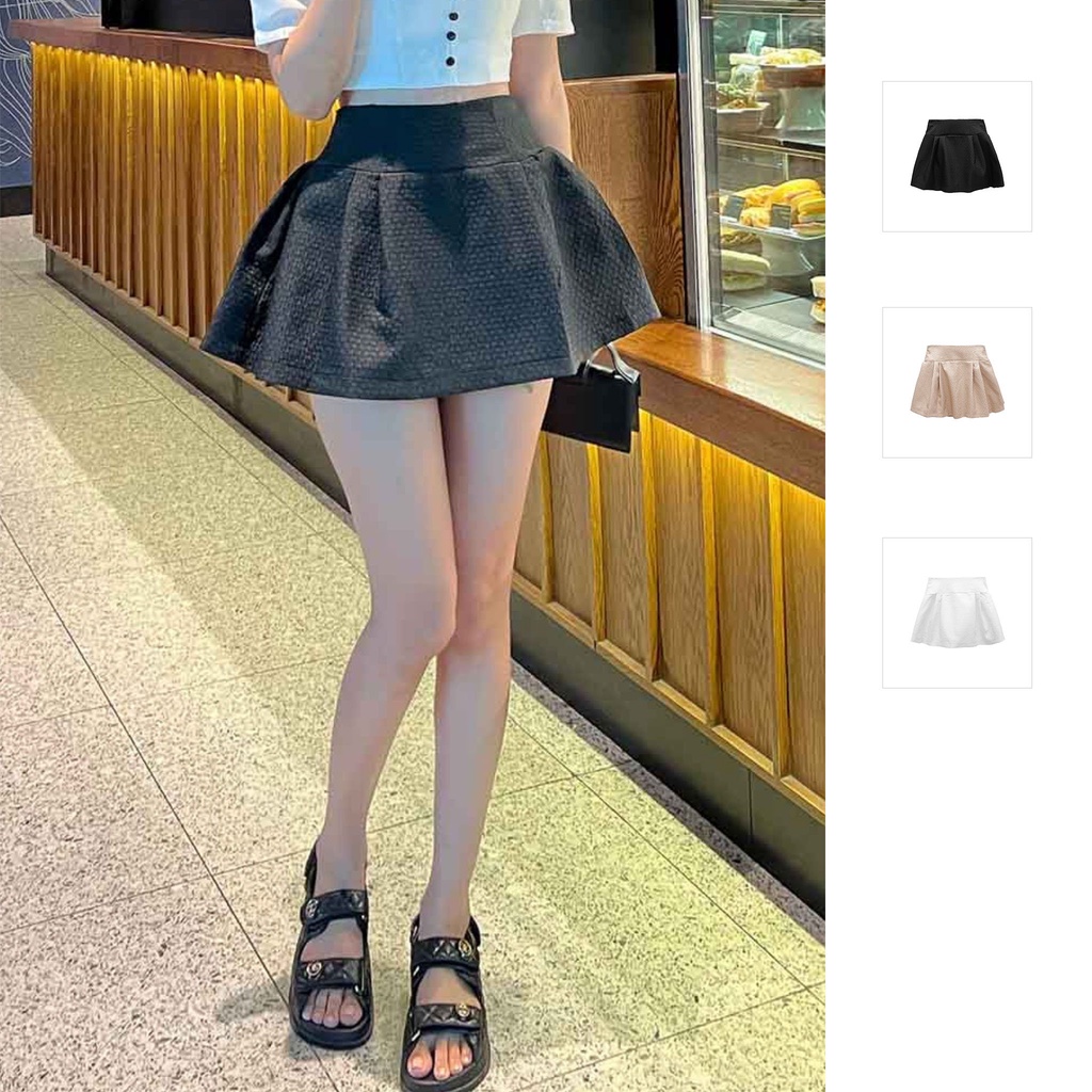 Chân Váy Nữ Pleated Mini Skirt, Chất Vải Tast Thoải Mái, WV000031, SOMEHOW