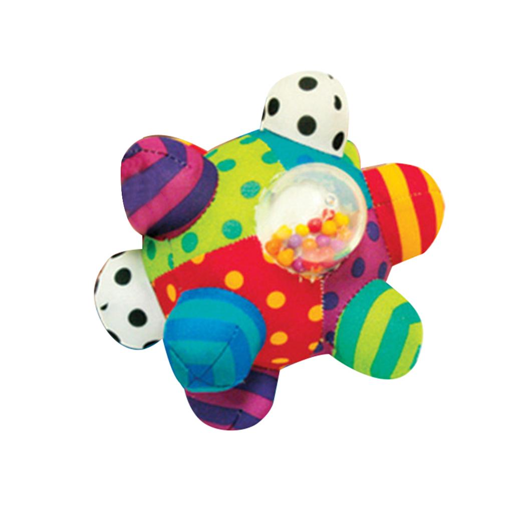 Bóng Lục Lạc Cầm Tay Mềm Mại Nhiều Màu Sắc Phát Triển Trí Tuệ