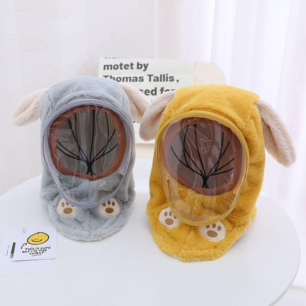 Mũ Trùm Tai Bằng Vải Cotton Dày Dặn Giữ Ấm Chống Gió Thời Trang