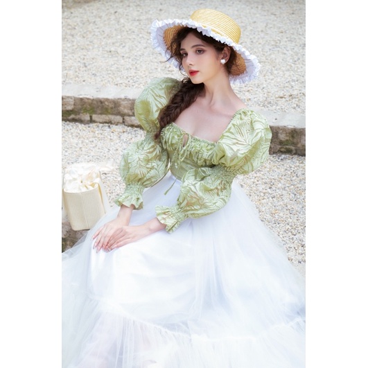 BEL ANGE - Áo tay dài và chân váy công chúa siêu bồng Princesse Set