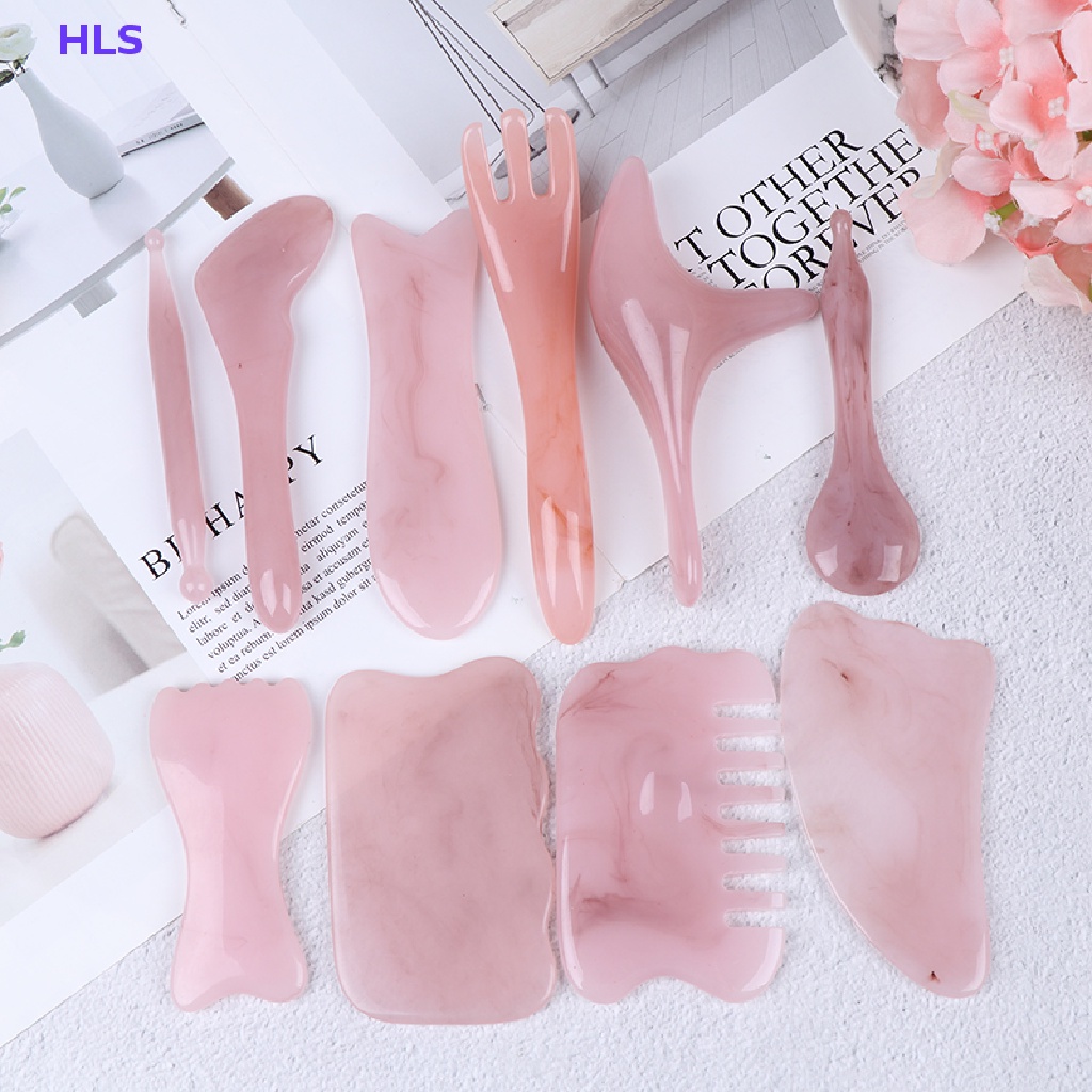 Dụng Cụ Mát Xa GuaSha Bằng Nhựa Tổng Hợp Tự Nhiên