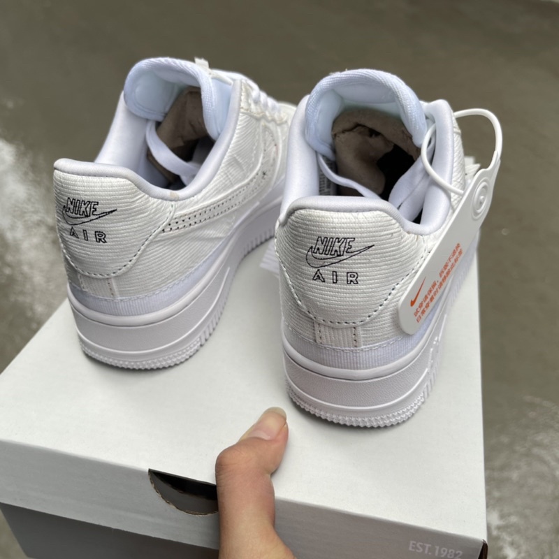 Giày Force Trắng Xé Nhiều Màu Nam Nữ