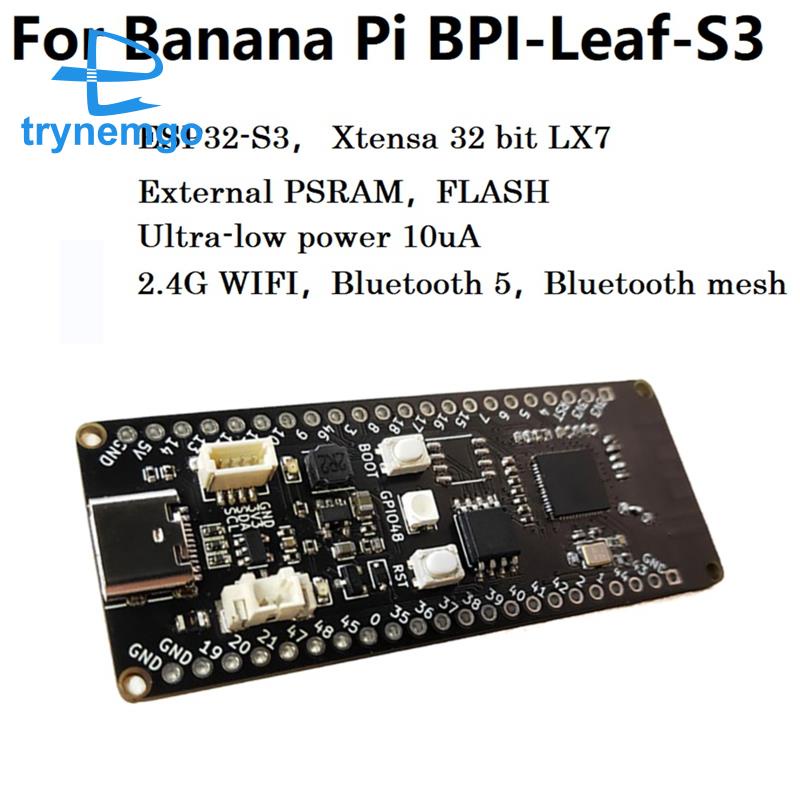 Bảng Mạch Phát Triển Banana PI BPI Leaf S3 ESP32-S3 Chip Xtensa 32 Bit