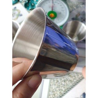 Combo 5 ly làm đá inox 9-10 cm