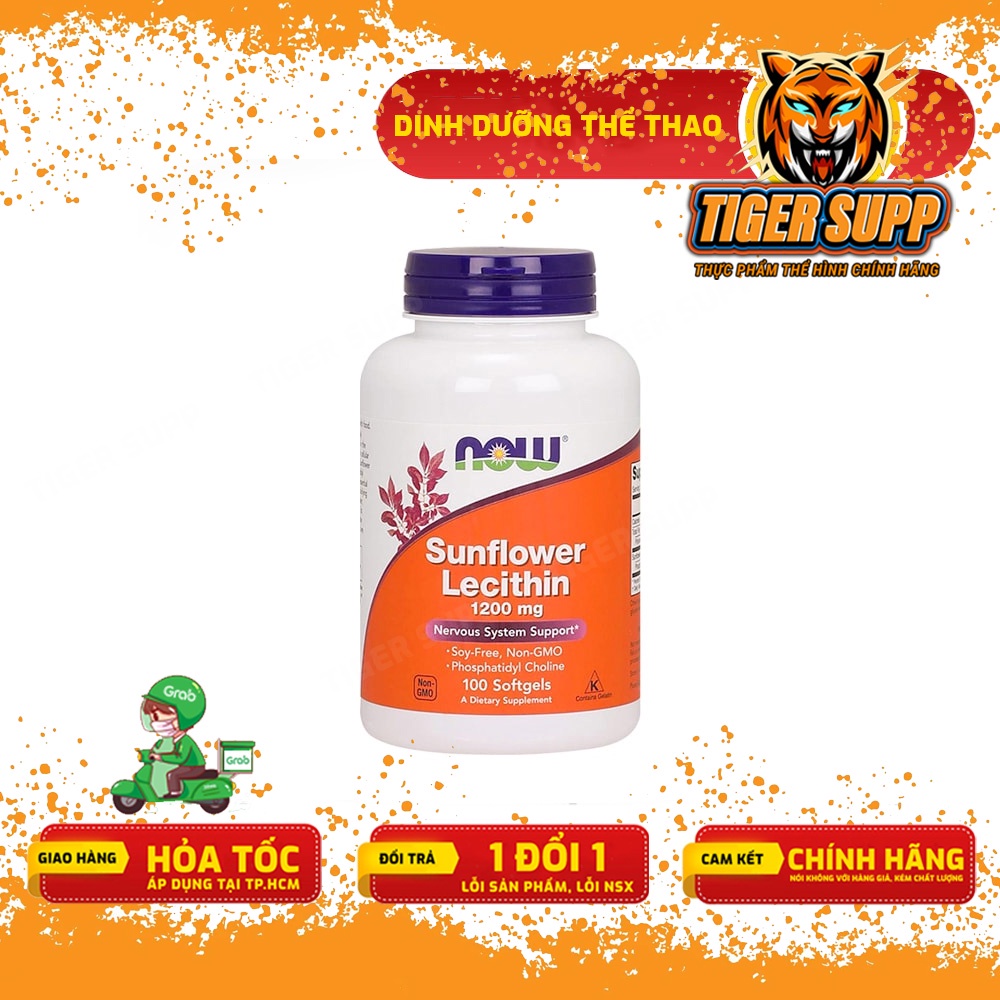 [Freeship] Now Sunflower Lecithin 1200 mg chống tắc tia sữa cho phụ nữ sau sinh - Chính hãng