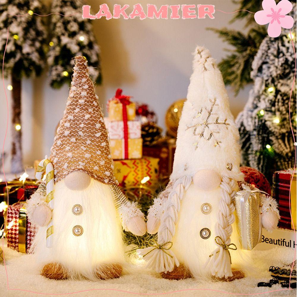 Lakamier Đồ Chơi Trang Trí Giáng Sinh Có Đèn LED Dành Cho Trẻ Em