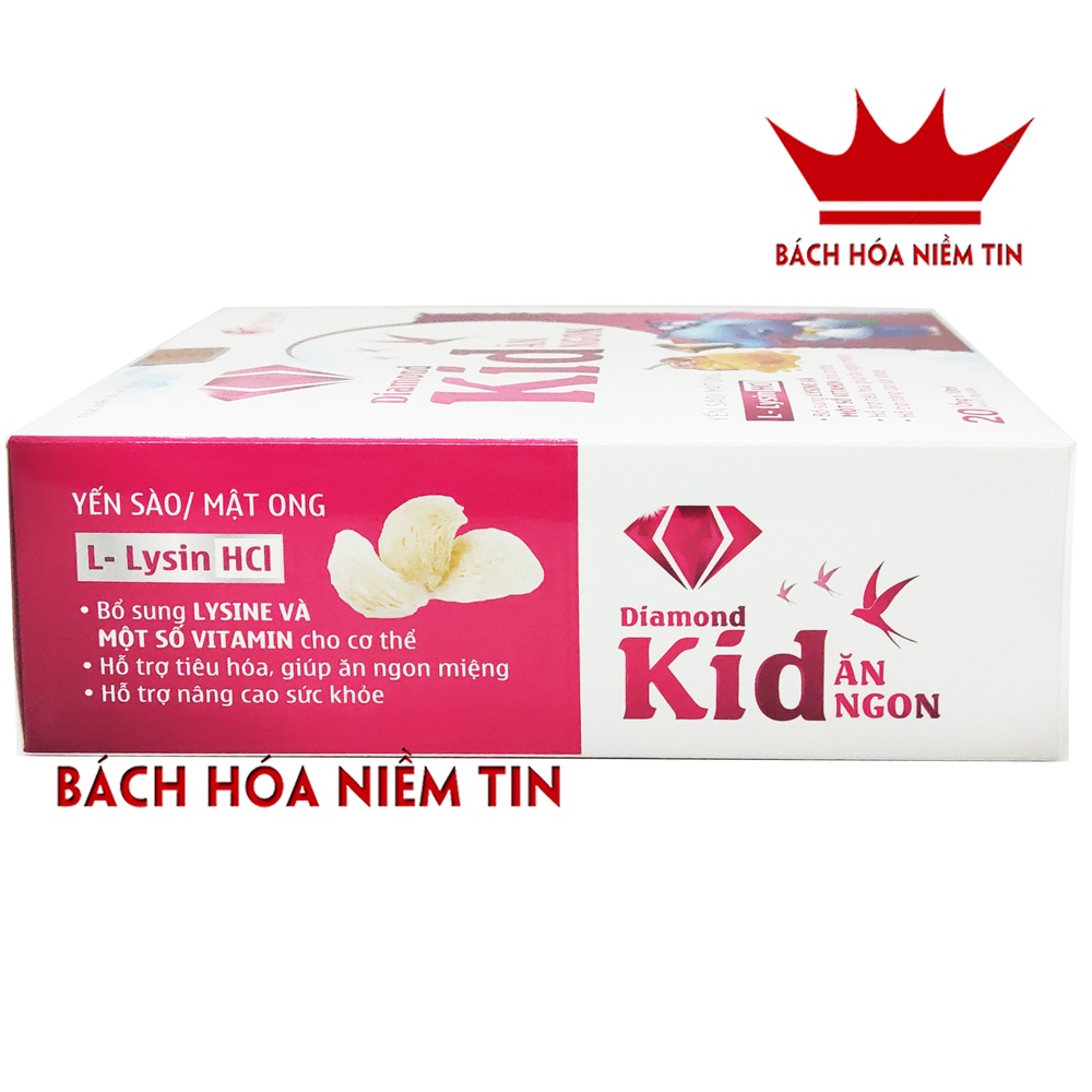 Siro giúp Bé Ăn Ngon Diamond Kid - Bổ sung axit amin, yến sào, mật ong, vitamin giúp bé ăn ngon miệng, giảm biếng ăn