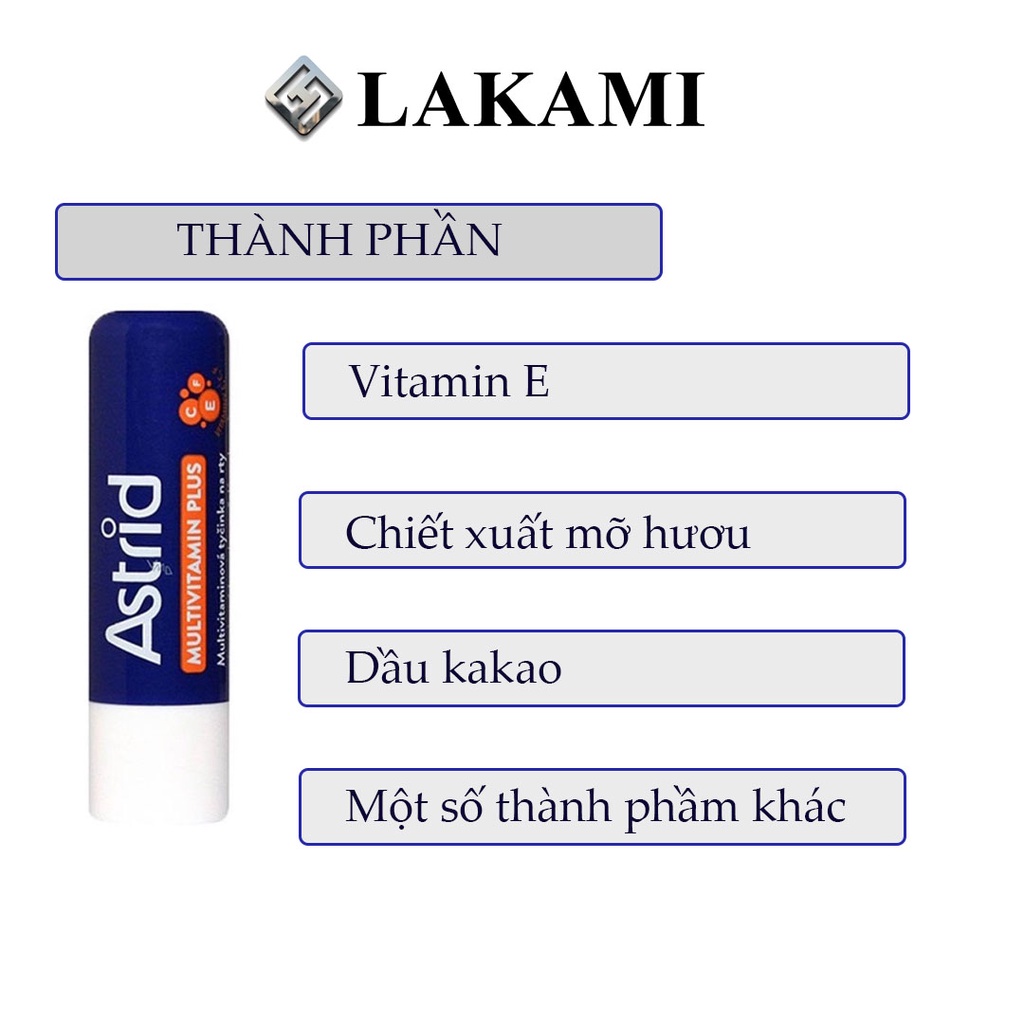 Son dưỡng Astrid tái tạo môi từ mỡ hươu