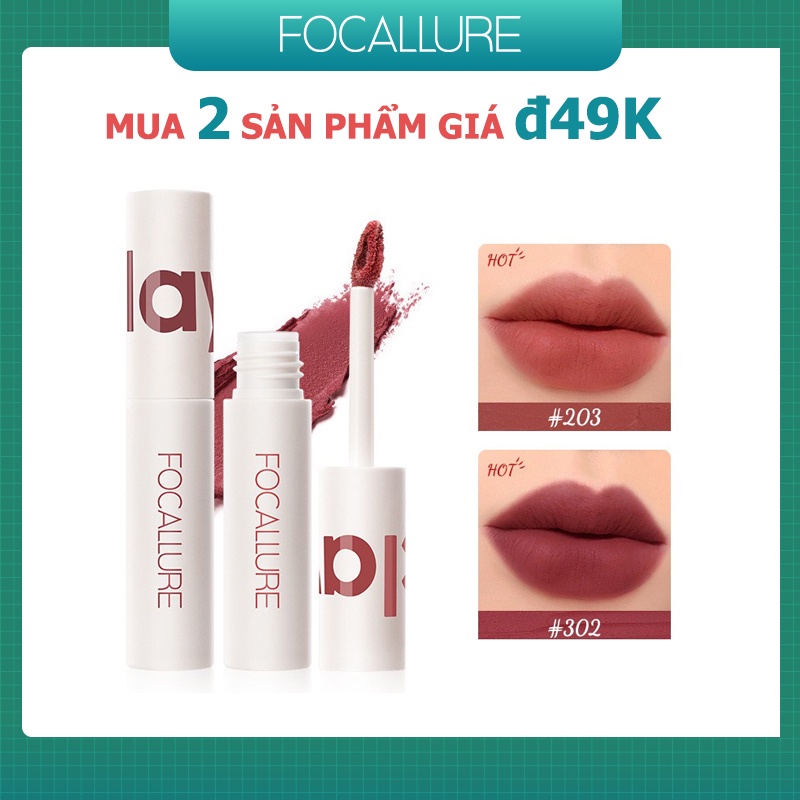 Son môi thời trang Focallure 16g trang điểm chống nước lâu trôi có nhiều màu