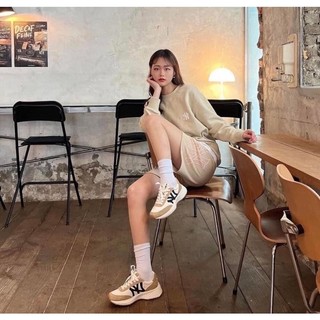 Giày jogger nâu MLB( Cam kết chính hãng )
