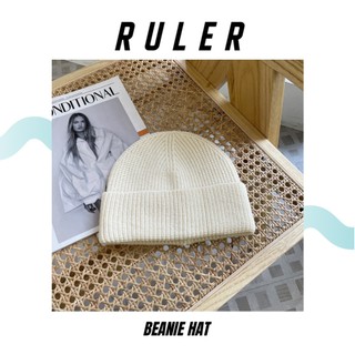 Nón len beanie ngắn basic