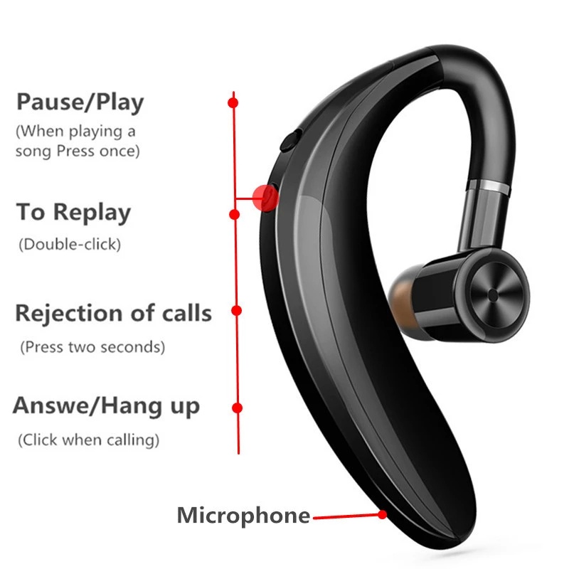 Tai Nghe Bluetooth Không Dây S109 Có MIC Cho Android IOS Xiaomi