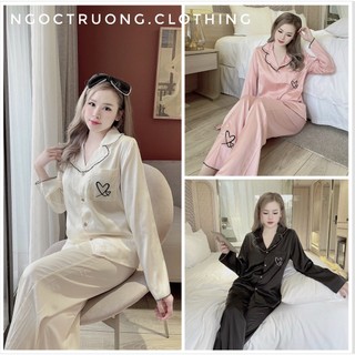 🌸 Đồ bộ ngủ Pijama lụa Latin cao cấp