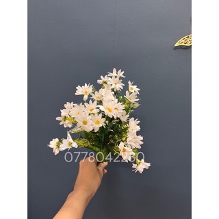 Cành cúc hoạ mi- hoa lụa