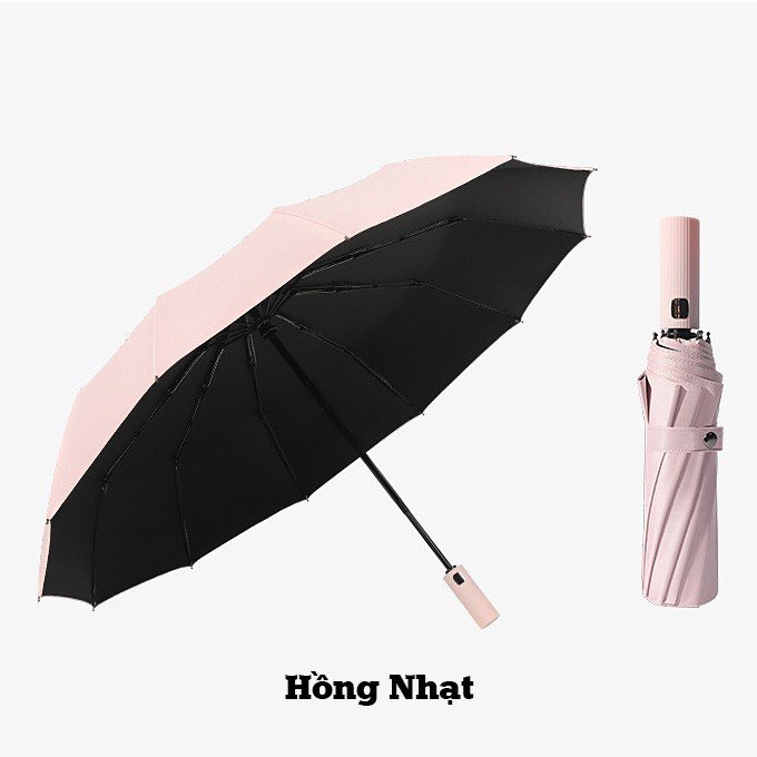 Ô Dù 12 Nan Che Mưa , Che Nắng , Tự Bung Tự Gấp , Chống Thấm Nước , Tay Cầm Chống Trơn 88334 Lamon Store