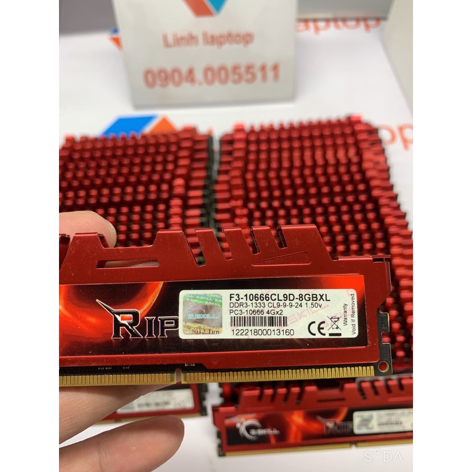 Ram Gskill Ripjaws - 4GB/ DDR3/ 1333 Mhz tản nhiệt nhôm | BigBuy360 - bigbuy360.vn