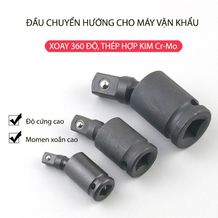 Đầu nối chuyển hướng cho máy vặn khẩu, bằng hợp kim thép CR-MO, nhiều kích thước