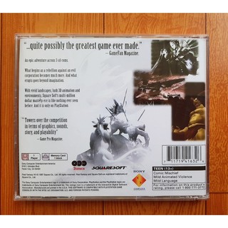 Game ps1 Final fantasy VII no brand