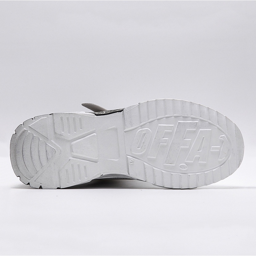 Giày Thể Thao Nam Đế Cao TT07 Fashion Sport Màu Trắng Gót Đen